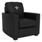 Dreamseat Silver Club Chair with New Orleans Saints Primary Logo XZ7759002CHCDBK-PSNFL21005 - alternate 1